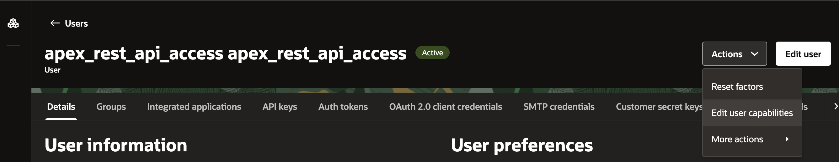 Create OCI User - Step 3