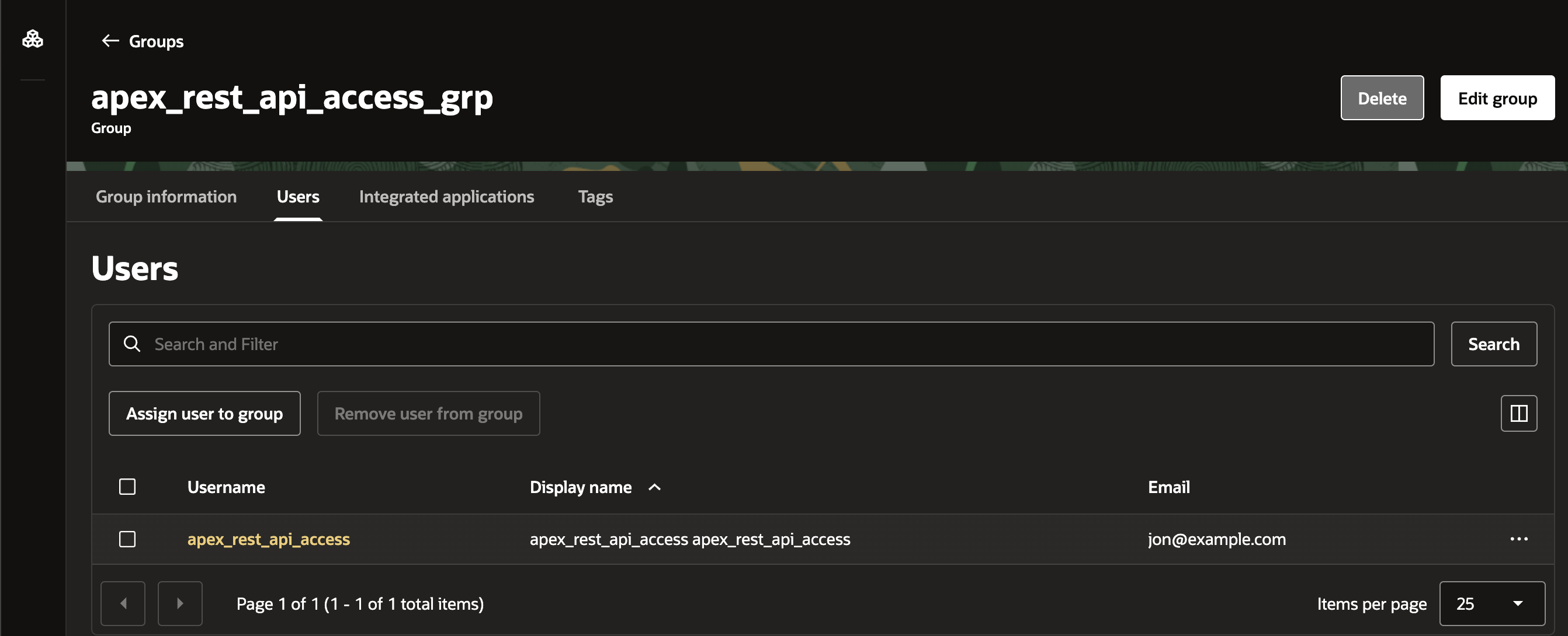 Create OCI Group - Step 3