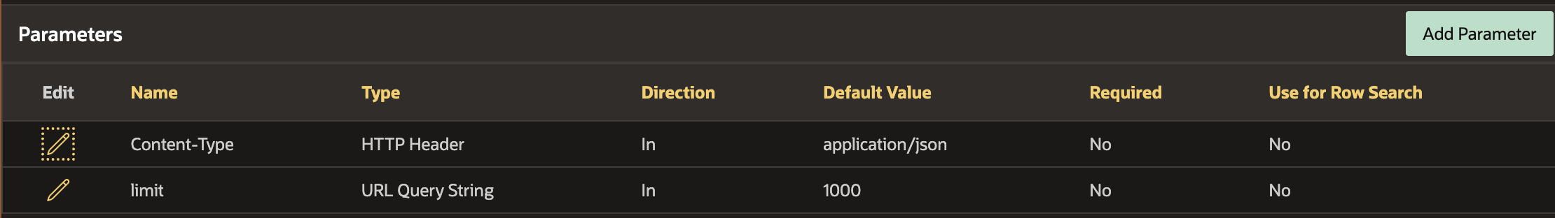 REST Data Source Setup - Step 1