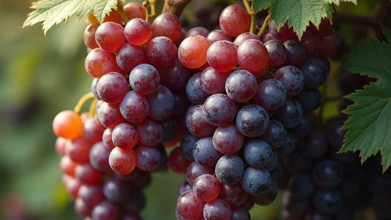 salkım salkım üzümler